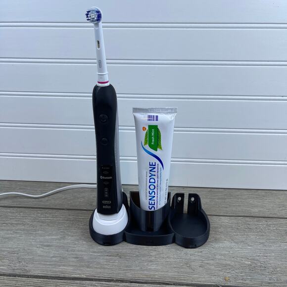Dual Electric Oral B Toothbrush Toothpaste Holder - Picture 1 of 8